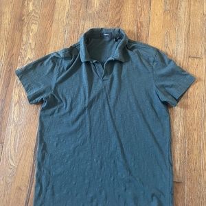 Theory Short Sleeve Collared Shirt - Large